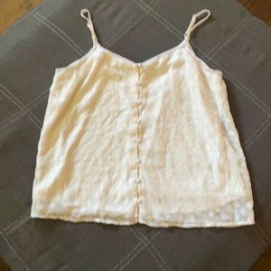 Cream dress cami from Maurices